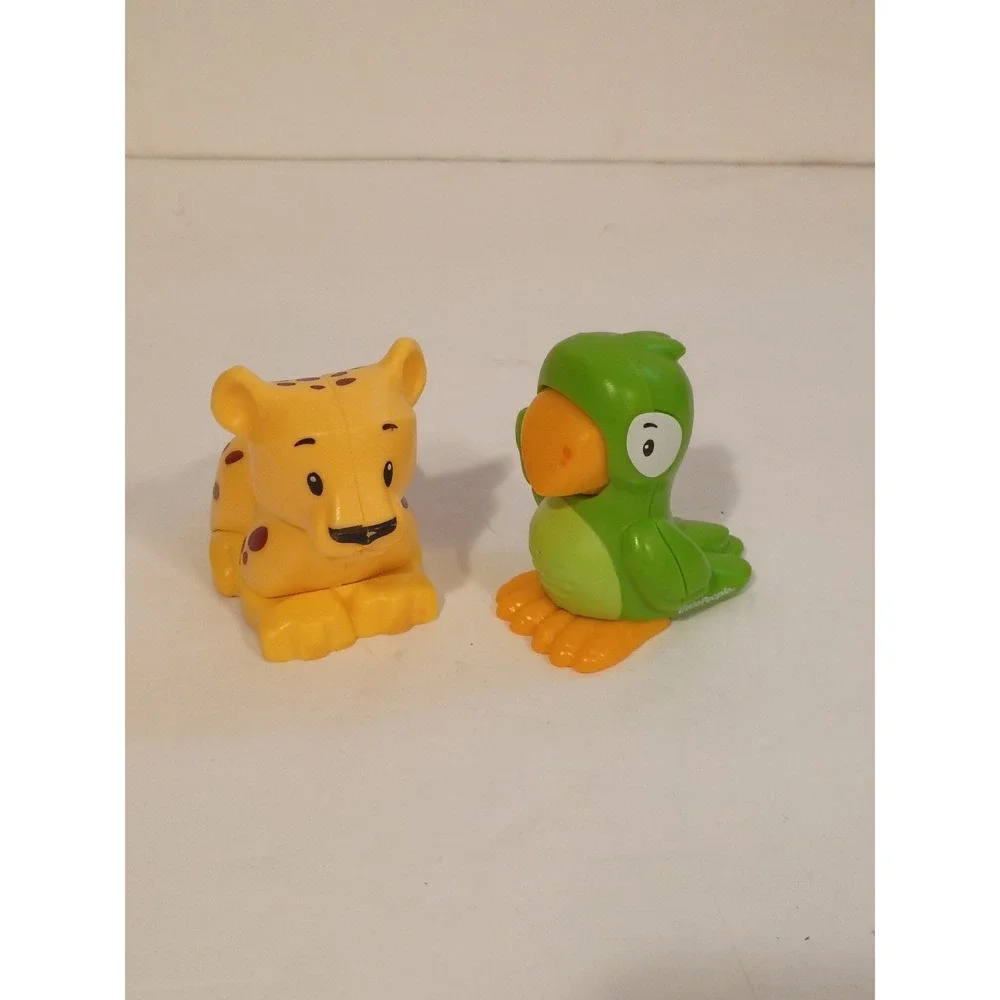 Little People Fisher-Price Animal Train Pieces Replacements Leopard & Parrot